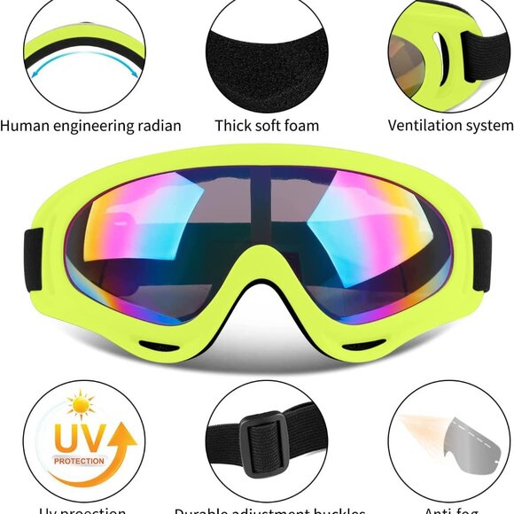 Snowboard Goggles 2pcs SET - Picture 2 of 5